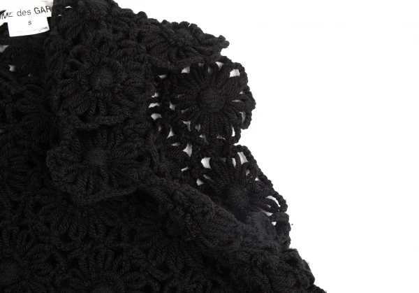 COMME des GARCONS Floral Crochet Knit Vest K-127828_005