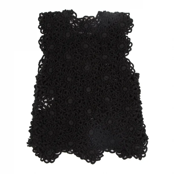 COMME des GARCONS Floral Crochet Knit Vest K-127828_009