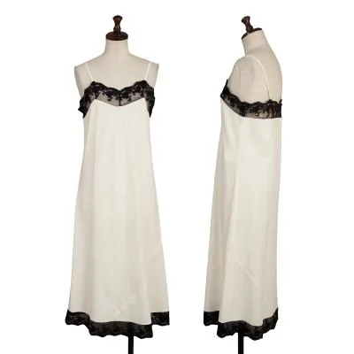 COMME des GARCONS Lace Switching Sheeting Cami Dress