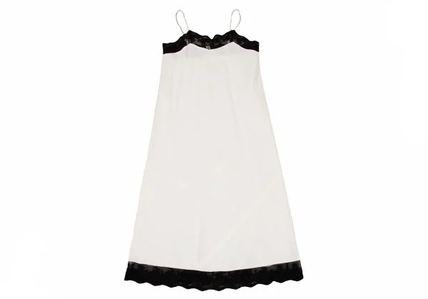 COMME des GARCONS Lace Switching Sheeting Cami Dress K-127835_002