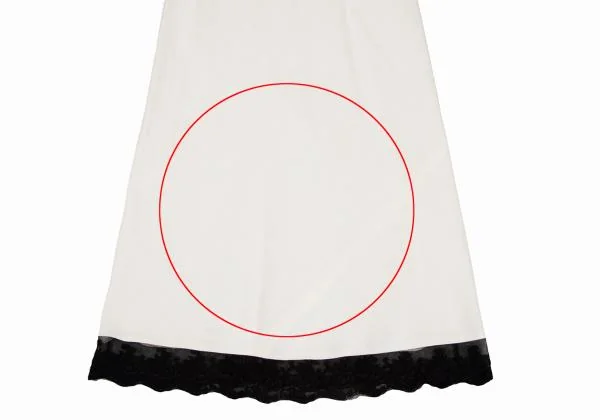 COMME des GARCONS Lace Switching Sheeting Cami Dress K-127835_005