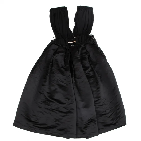 COMME des GARCONS Gather Chiffon Shoulder Poly Skirt K-127840_002