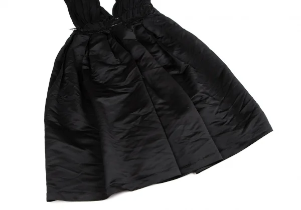 COMME des GARCONS Gather Chiffon Shoulder Poly Skirt K-127840_005