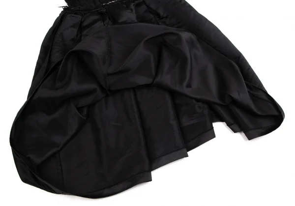 COMME des GARCONS Gather Chiffon Shoulder Poly Skirt K-127840_007