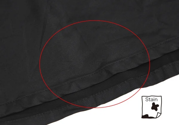 ジャンポールゴルチエファムJean Paul GAULTIER FEMME ナイロンコットンウエスト切替ロングスカート 黒40 K-127858_009