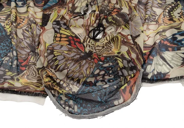ジャンポールゴルチエ ファムJean Paul GAULTIER FEMME バタフライプリントパワーネットトップス マルチM位 K-127872_010