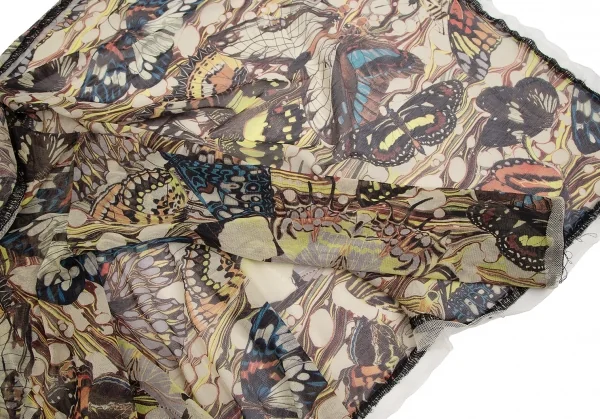 ジャンポールゴルチエ ファムJean Paul GAULTIER FEMME バタフライプリントパワーネットトップス マルチM位 K-127872_008