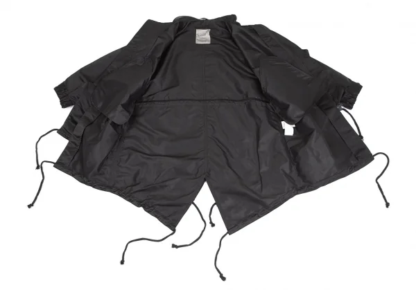 速くおよび自由な ヨウジヤマモト ファムYohji Yamamoto FEMME ナイロンレイヤード ジャケット・アウター