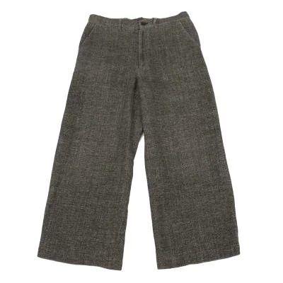 Y's Silk Frill Switching Low Gauge Pants