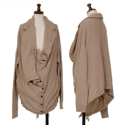 Y's Drape Neck Knit Cardigan