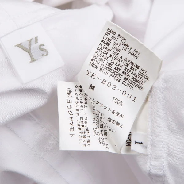 Y's Flat Collar Long Sleeve Shirt K-127902_017