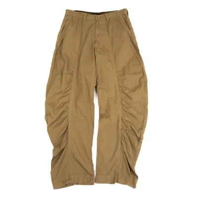 Y's Gather Switching Dyed Cotton Pants