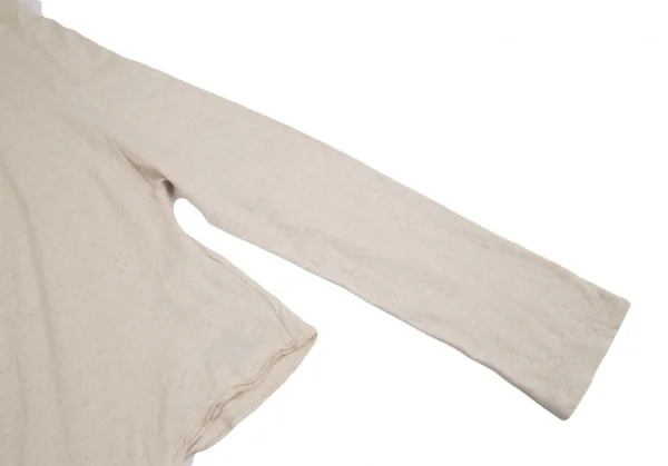 ブラックスキャンダル ヨウジヤマモトBLACK Scandal Yohji Yamamoto 斜行デザインラグランスリーブカットソー 生成り2 K-127920_006