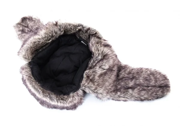 Y's x NEW ERA The Trapper Logo Embroidery Flight Cap K-127928_010