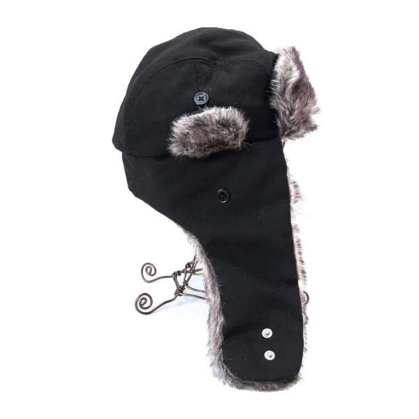 Y's x NEW ERA The Trapper Logo Embroidery Flight Cap K-127928_005