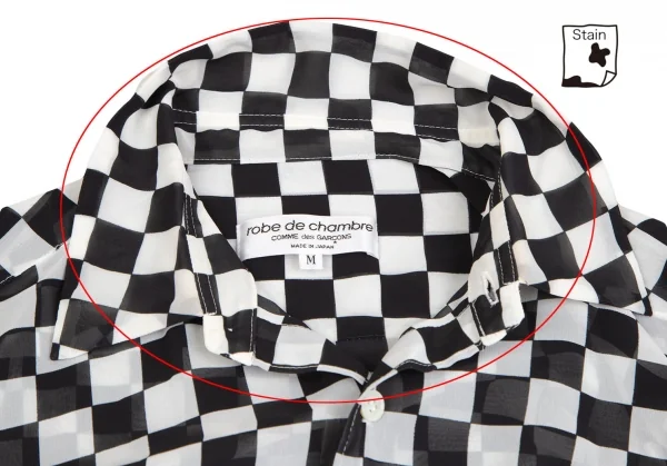 robe de chambre COMME des GARCONS See-through Shirt K-127930_004