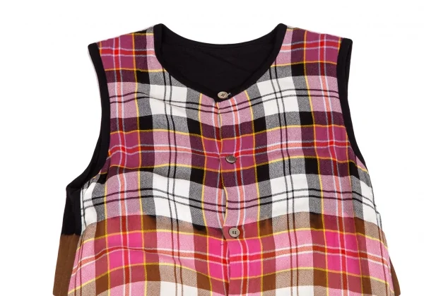 robe de chambre COMME des GARCONS Front Check Dress K-127932_003