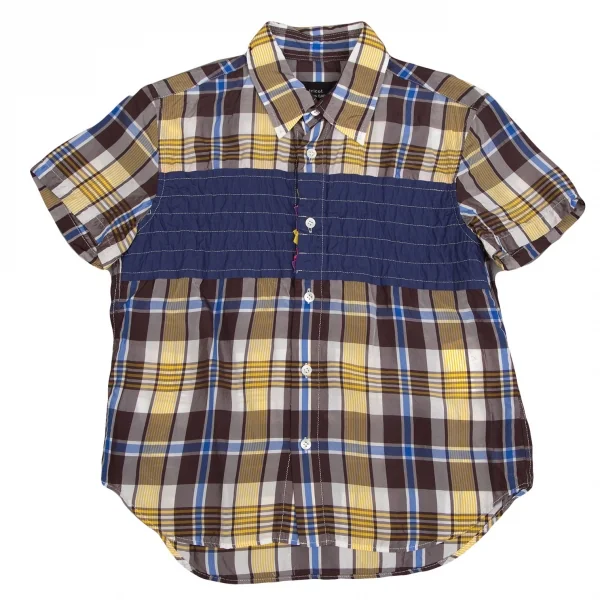 tricot COMME des GARCONS Frill Switching Short Sleeve Shirt K-127934_002