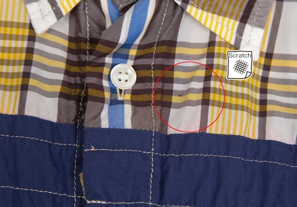 tricot COMME des GARCONS Frill Switching Short Sleeve Shirt K-127934_004