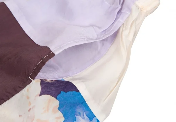 tricot COMME des GARCONS Flower Printed Patchwork Skirt K-127938_007