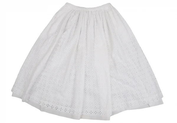 tricot COMME des GARCONS Floral Lace Skirt K-127939_010
