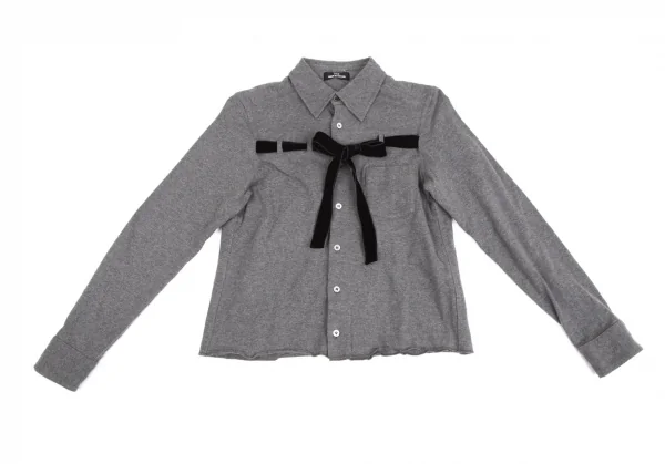 tricot COMME des GARCONS Tape Decoration Long Sleeve Shirt K-127940_002