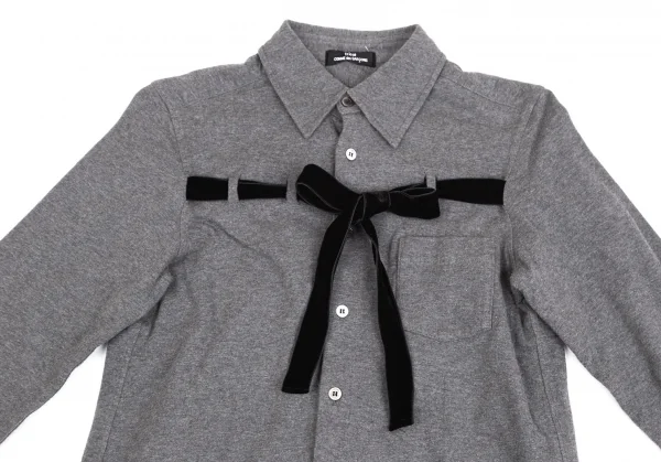 tricot COMME des GARCONS Tape Decoration Long Sleeve Shirt K-127940_003
