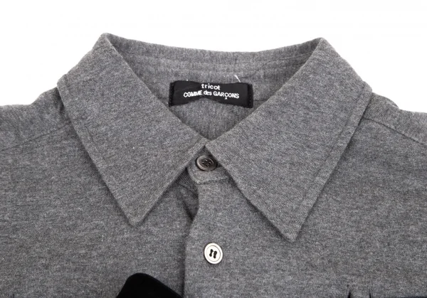 tricot COMME des GARCONS Tape Decoration Long Sleeve Shirt K-127940_004