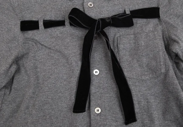 tricot COMME des GARCONS Tape Decoration Long Sleeve Shirt K-127940_006