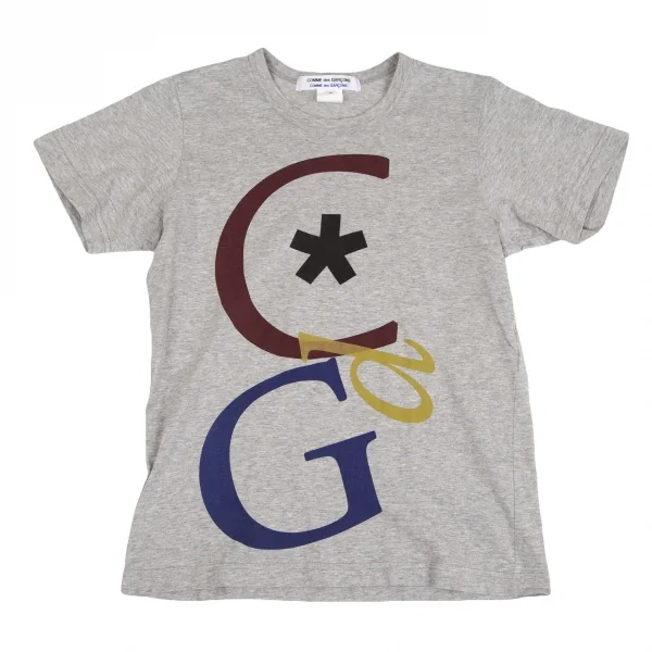 COMME des GARCONS COMME des GARCONS Logo Printed T Shirt Grey S K-127943_001