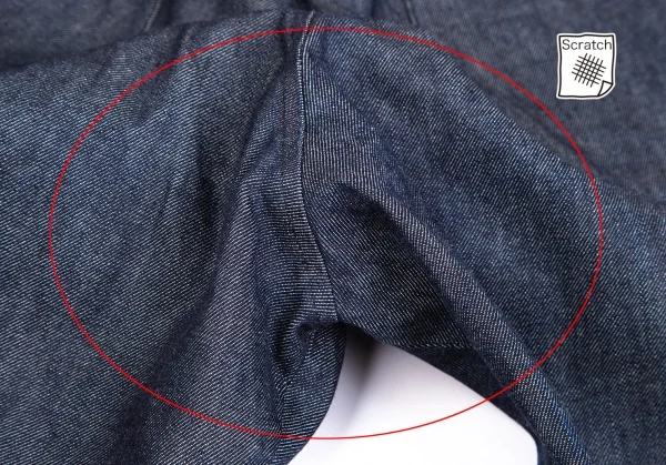 COMME des GARCONS Dot Inside Belted Wide Jeans K-127945_012