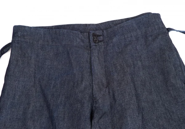 COMME des GARCONS Dot Inside Belted Wide Jeans K-127945_002