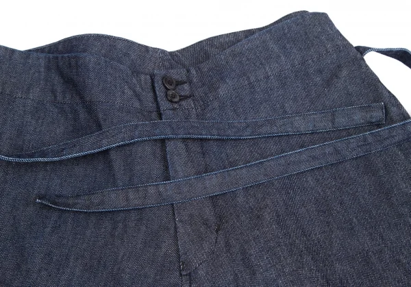 COMME des GARCONS Dot Inside Belted Wide Jeans K-127945_003