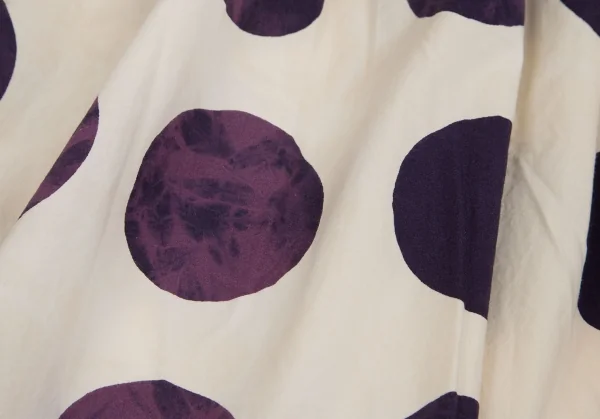 COMME des GARCONS Bleached Dot Print Skirt K-127946_010