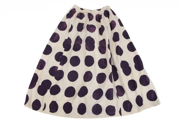 COMME des GARCONS Bleached Dot Print Skirt K-127946_002