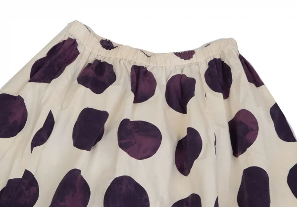 COMME des GARCONS Bleached Dot Print Skirt K-127946_003