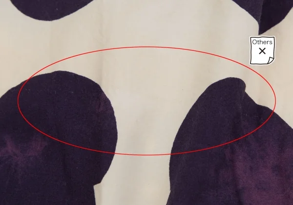 COMME des GARCONS Bleached Dot Print Skirt K-127946_009