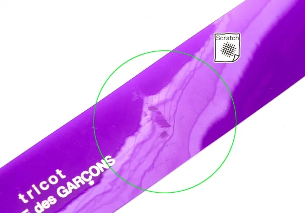 tricot COMME des GARCONS Vinyl Belt K-127954_003