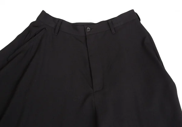 Yohji Yamamoto POUR HOMME Asymmetry Dropped Crotch Pants K-127961_002