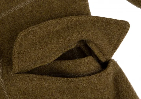 Yohji Yamamoto POUR HOMME Wool Pocket Design Long Coat K-127964_011