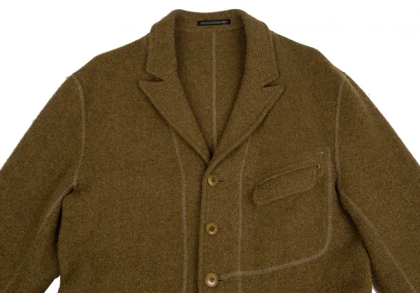 Yohji Yamamoto POUR HOMME Wool Pocket Design Long Coat K-127964_002