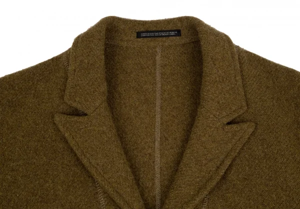 Yohji Yamamoto POUR HOMME Wool Pocket Design Long Coat K-127964_003
