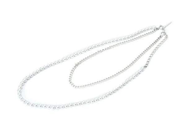 サイトS’yte チェーンパールネックレス シルバー K-127966_002