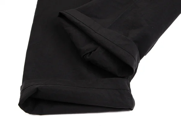 イッセイミヤケ ミーISSEY MIYAKE me ナイロンウエスト絞りワイドパンツ 黒F K-127994_007