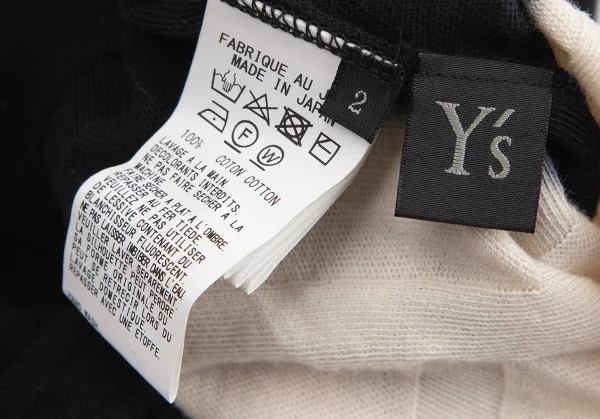 Y's Dot Discharge Printing Jacquard Knit T Shirt K-127998_012