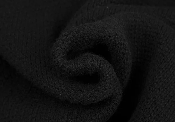 Y's Wool Low Gauge Hooded Double  Knit Coat K-128005_013