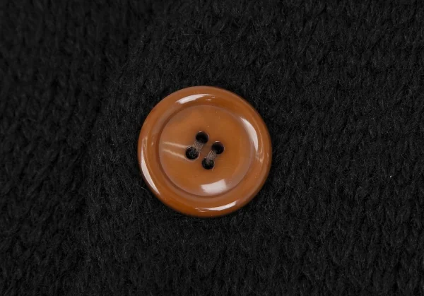 Y's Wool Low Gauge Hooded Double  Knit Coat K-128005_005