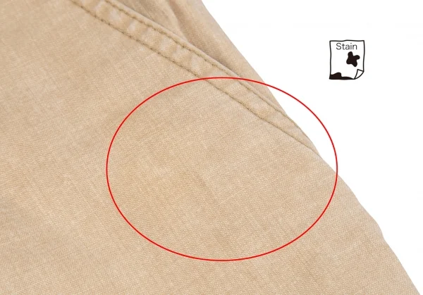 ワイズY's バックレースアップクロップドパンツ ベージュ1 K-128013_003