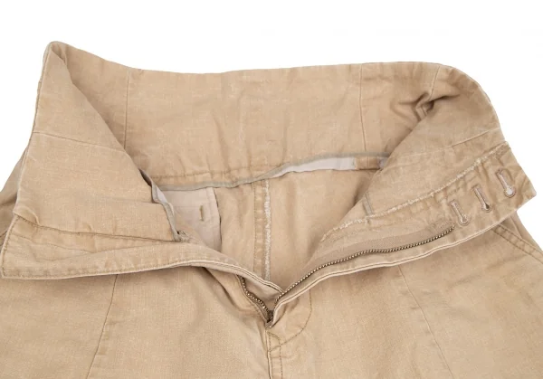 ワイズY's バックレースアップクロップドパンツ ベージュ1 K-128013_007