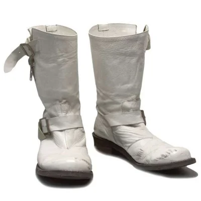 【600SALE】リミフゥLIMI feu サイドジップブーツ （24.5〜25）【返品不可】